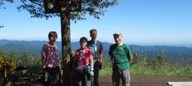 個人山行　北東尾根から棒ノ折山(969m)